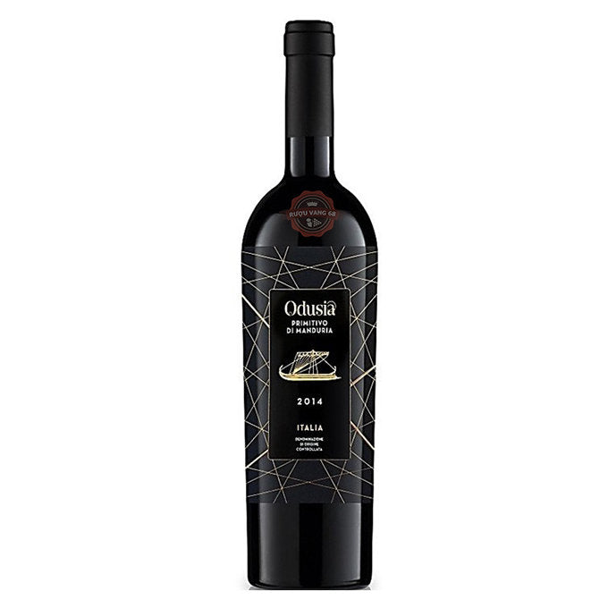 Вино Примитиво Мандурия, ODUSIA, МОТУРА 0,75л